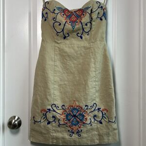 Banana Republic | Dresses | Nwot Banana Republic Womens White Lina Linen  Cutout Midi Dress Multiple Size | Poshmark